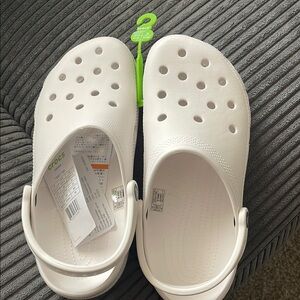 CROCS Classic White Slippers